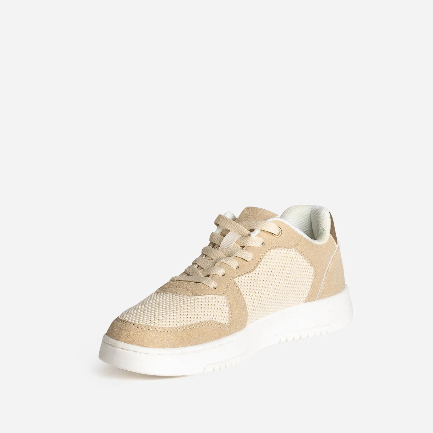 Texto Baskets^Tennis et doré irisé BEIGE
