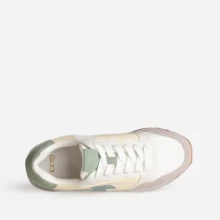 Texto Baskets^Tennis , beige, jaune, vert BLANC