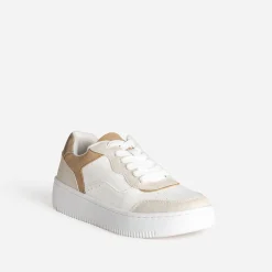 Texto Baskets^Tennis , gris, beige BLANC
