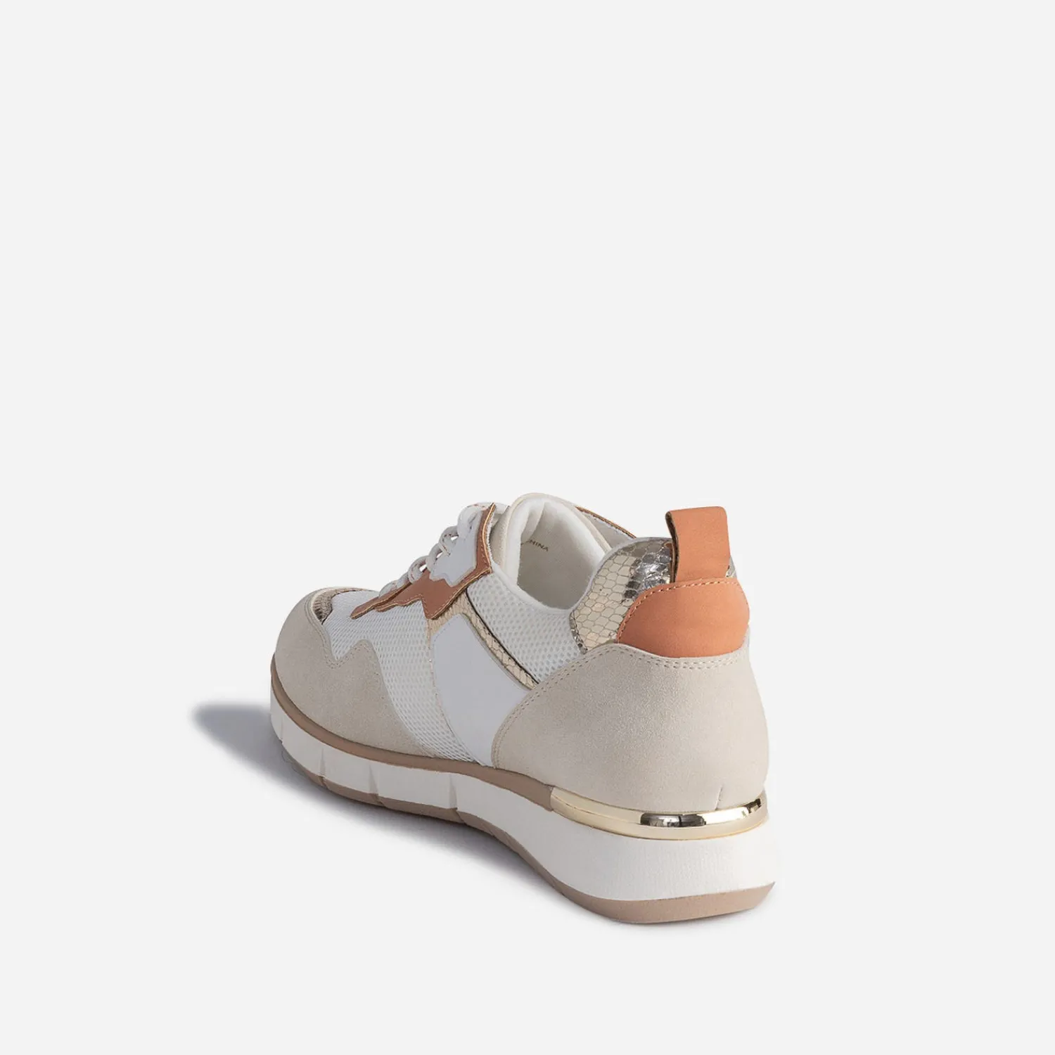 Texto Baskets^Tennis he, beige, terracotta et or BLANC