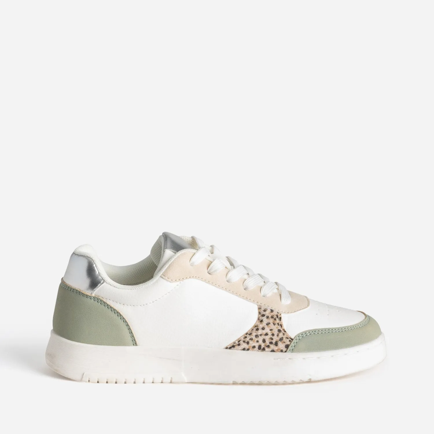 Texto Baskets^Tennis he, beige et verte BLANC