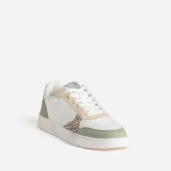 Texto Baskets^Tennis he, beige et verte BLANC