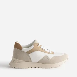 Texto Baskets^Tennis he, beige et camel BLANC