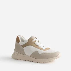 Texto Baskets^Tennis he, beige et camel BLANC
