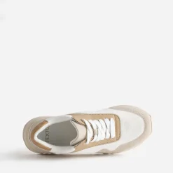 Texto Baskets^Tennis he, beige et camel BLANC