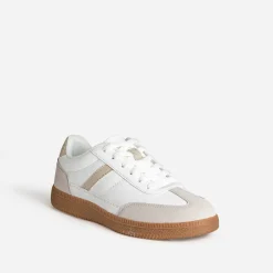 Texto Baskets^Tennis he et taupe BLANC