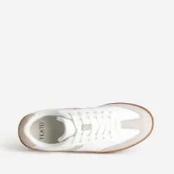Texto Baskets^Tennis he et taupe BLANC