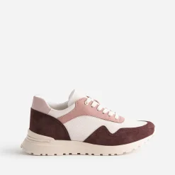 Texto Baskets^Tennis , écru et rose BORDEAUX