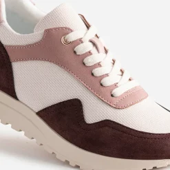 Texto Baskets^Tennis , écru et rose BORDEAUX