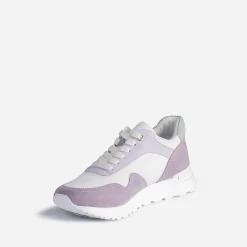 Texto Baskets^Tennis parme, blanche, verte MULTICOLORE