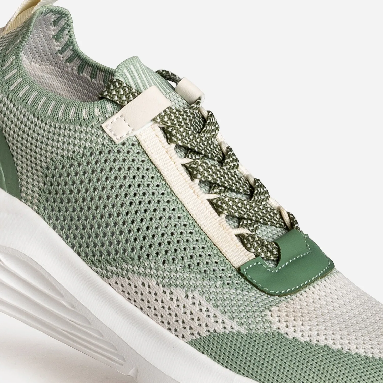 Texto Baskets^Tennis e mesh tricoté VERT