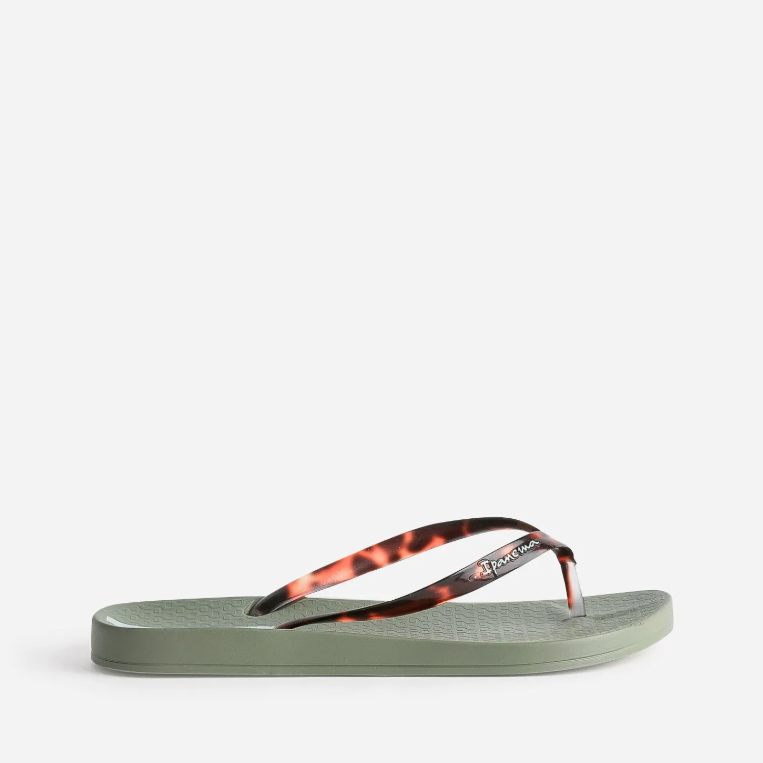 IPANEMA Mules/Tongs^Tong kaki brides façon écailles VERT