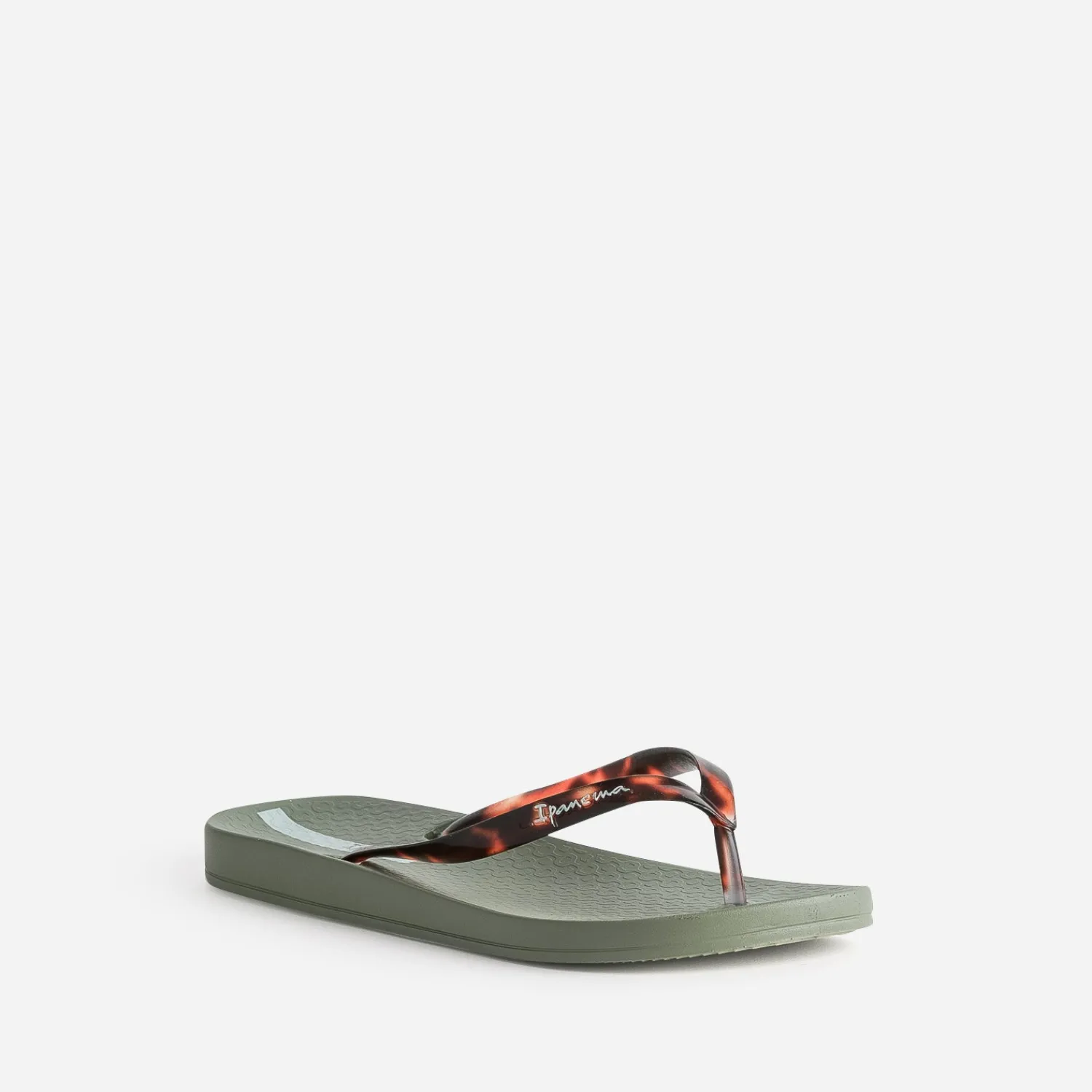 IPANEMA Mules/Tongs^Tong kaki brides façon écailles VERT