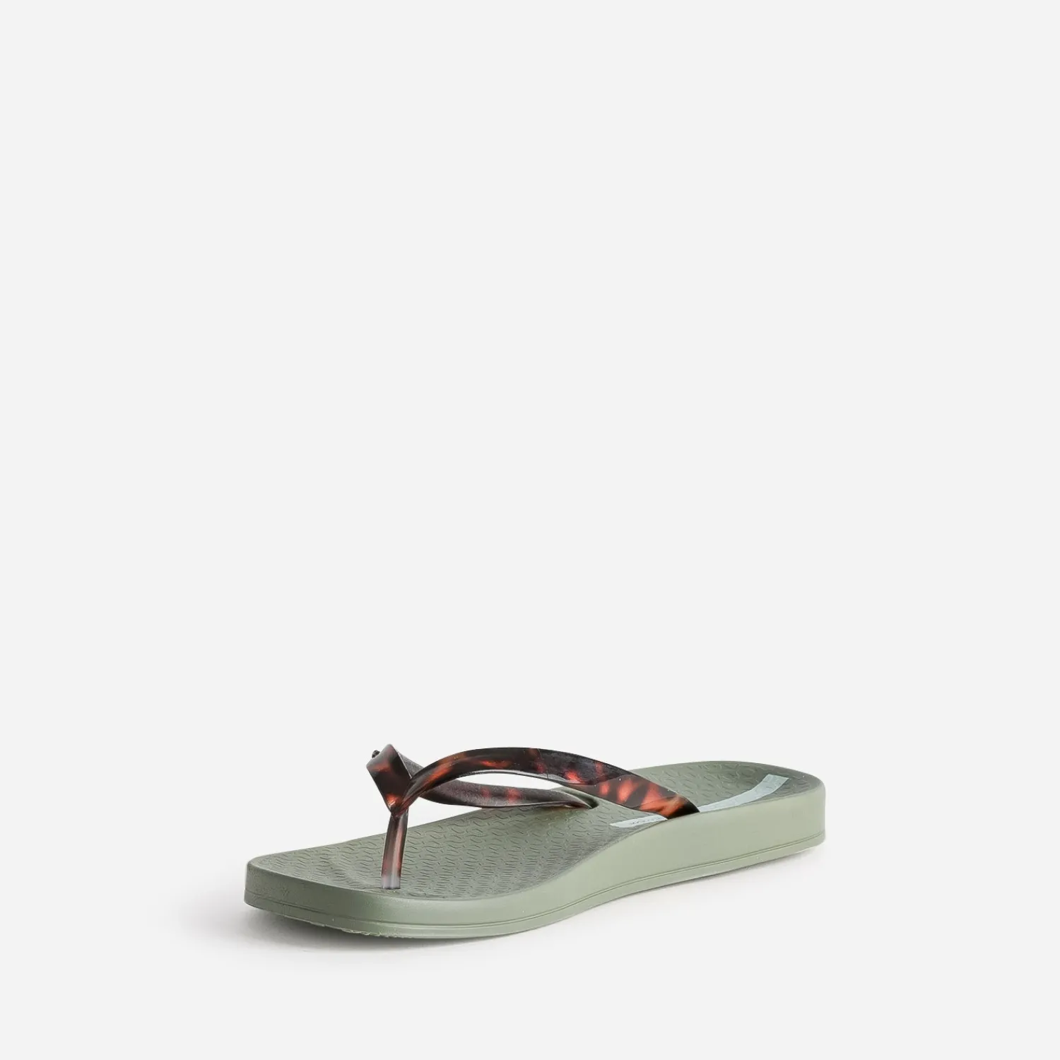 IPANEMA Mules/Tongs^Tong kaki brides façon écailles VERT
