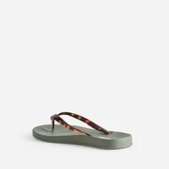 IPANEMA Mules/Tongs^Tong kaki brides façon écailles VERT