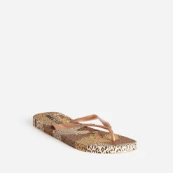 IPANEMA Mules/Tongs^Tong marron imprimé léopards IMPRIME