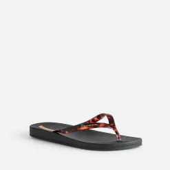 IPANEMA Mules/Tongs^Tong e brides façon écailles NOIR