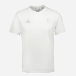 Le Coq Sportif Accessoires^T-shirt écru détails sport BLANC