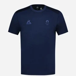 Le Coq Sportif Accessoires^T-shirt détails sport MARINE