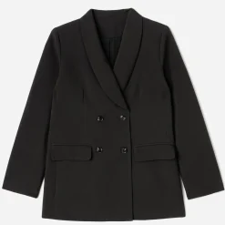 Texto Vestes & Gilets^Veste de costume noire boutonnage croisé MARRON