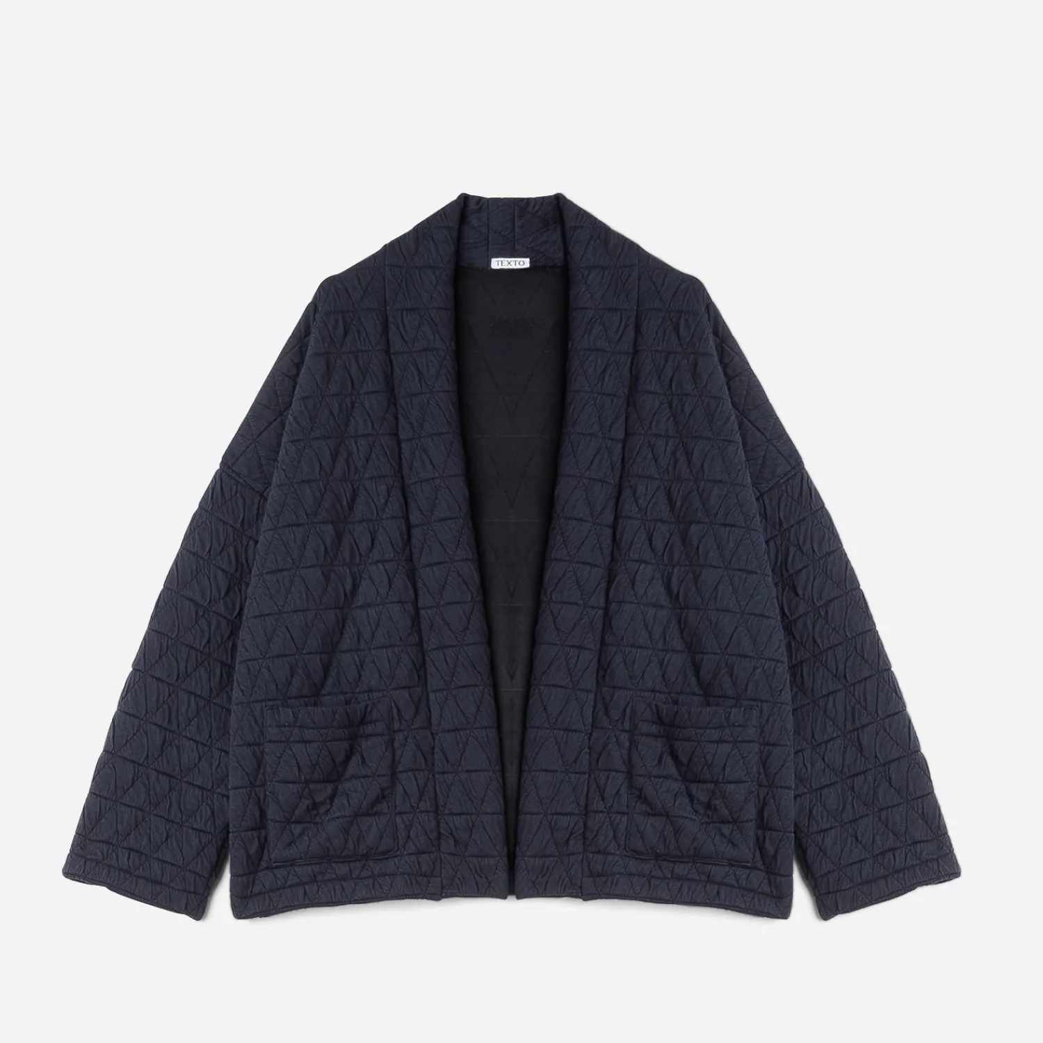 Texto Vestes & Gilets^Veste kimono matelassée MARINE